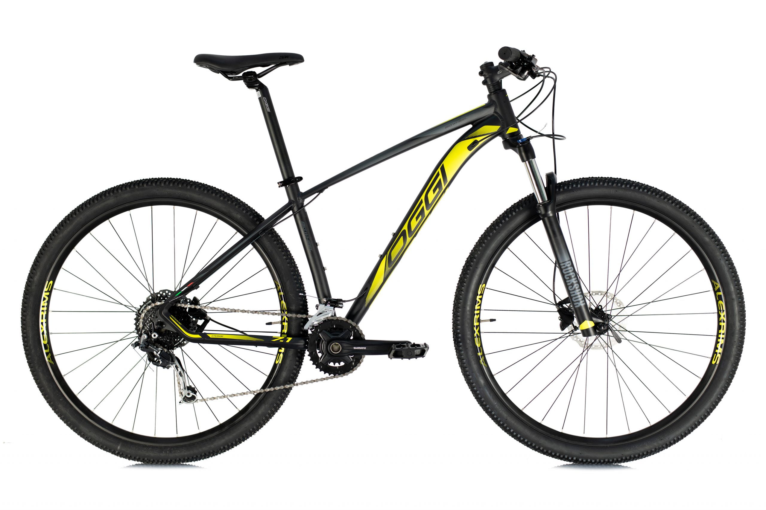 Bicicleta Oggi Big Wheel 7.1 2021 Preto/Amarelo Aro 29, 18v